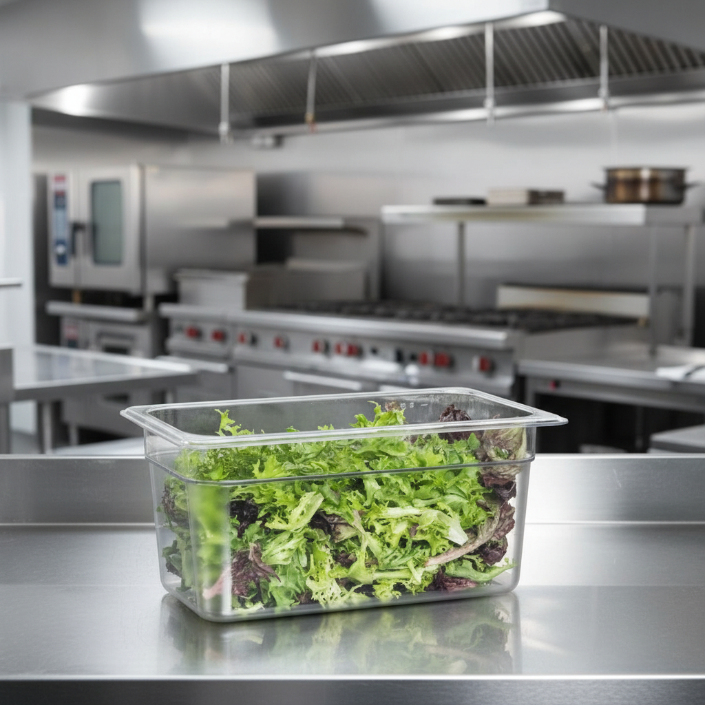 Cambro Camwear Polycarbonate Food Pan 1/3 Size 6" D 36CW135