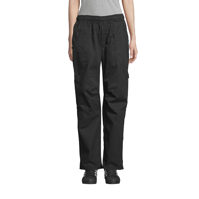 Uncommon Threads Chef Pants 2XL Black Unisex 65/35 Poly/Cotton Twill