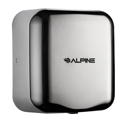 superior-equipment-supply - Alpine Industries - Alpine Industries Stainless Steel Hemlock Hand Dryer Chrome Finish
