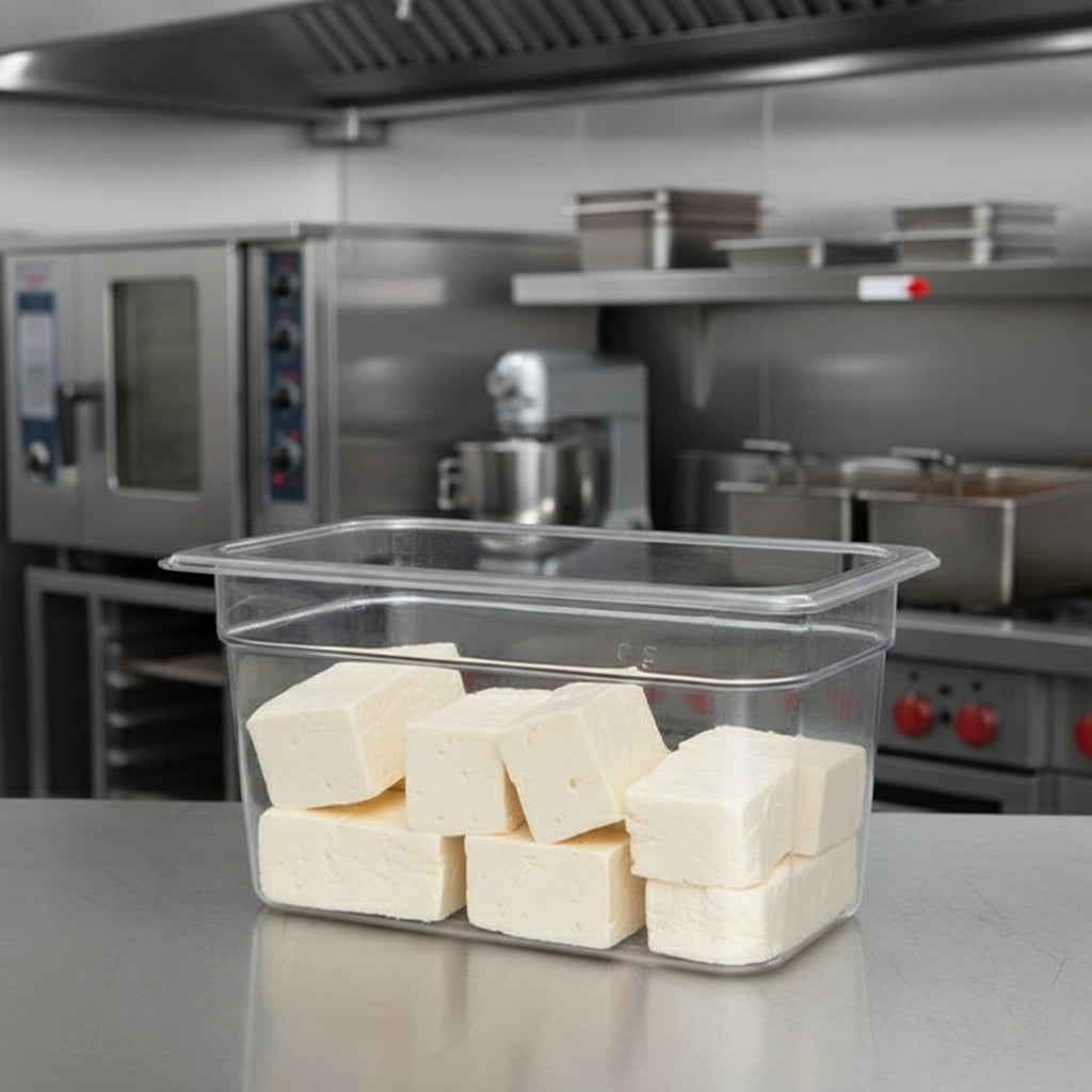 Camwear Polycarbonate Food Pan 1/4 Size 6" D 46CW135