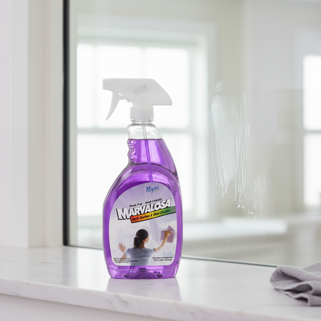 Nyco Products Marvalosa Multi-Surface & Glass Cleaner - 9/Case