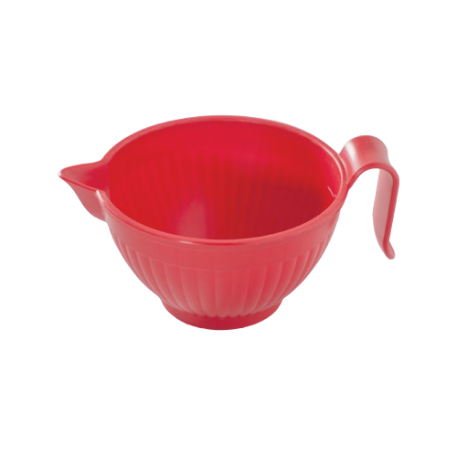 Nordic Ware Micro Mix & Melt Bowl 3 Cups 5" x 5" x 3" Red BPA-Free and Melamine Free High-Heat Plastic