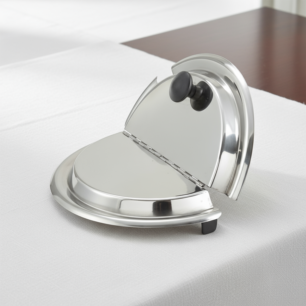 Winco HW Inset Cover Hinged 7 Qt. INSH-7