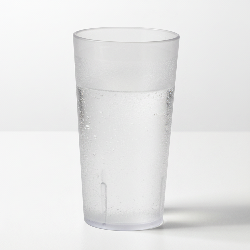 Winco Pebbled Tumbler Plastic Clear 5 oz. PTP-05C