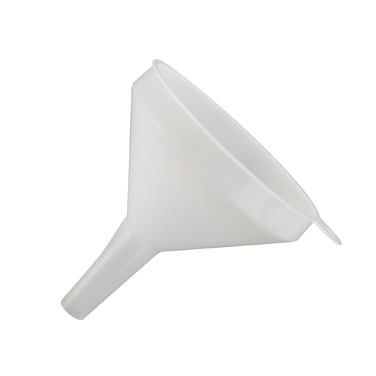Browne Funnel 8 oz. White Plastic 4" Diameter 368