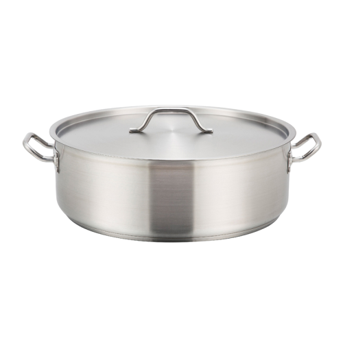 Browne Stainless Steel Brazier w/Cover 30Qt. 5734030