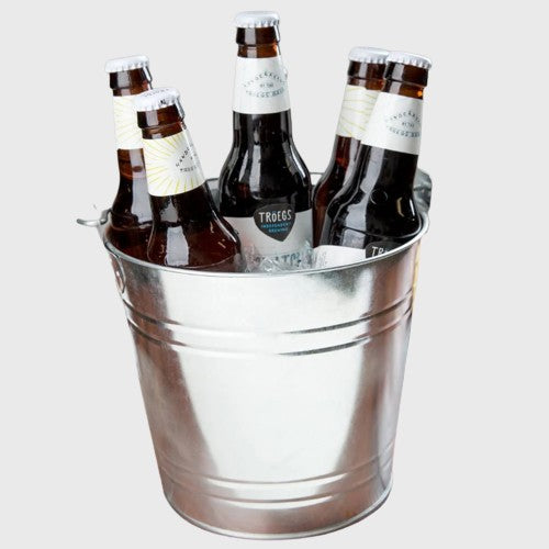 American Metalcraft Inc. Natural Galvanized Pail 148 oz. PTUB87