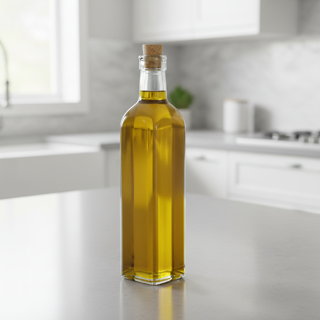 TableCraft Prima Olive Oil Bottle w/ Cork Stopper 16 oz. 616