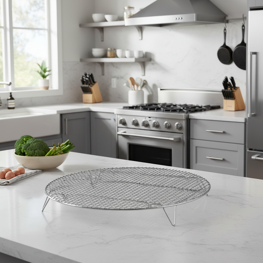 Winco Steamer Rack Round w/ Built in Feet 10" STR-10