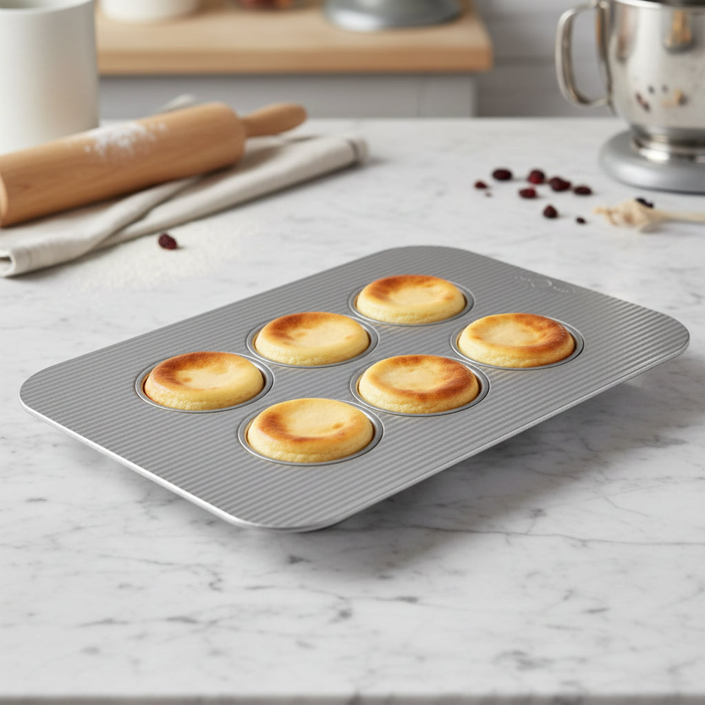 Chicago Metallic AMERICOAT® Mini-Cheesecake Pan 11.1" x 15.75" 21700