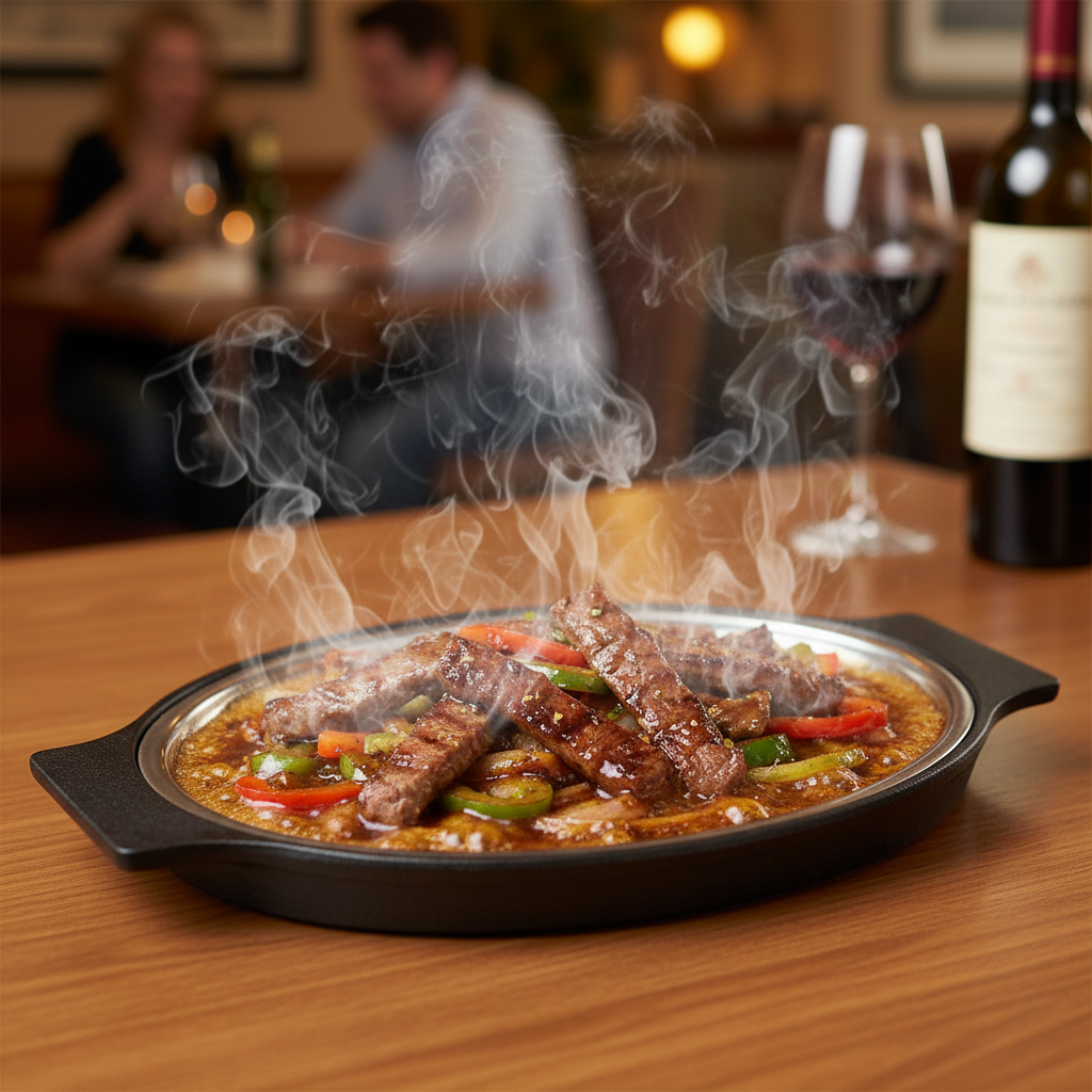 Winco Stainless Steel Oval Sizzler Platter Set 11" SIZ-11ST