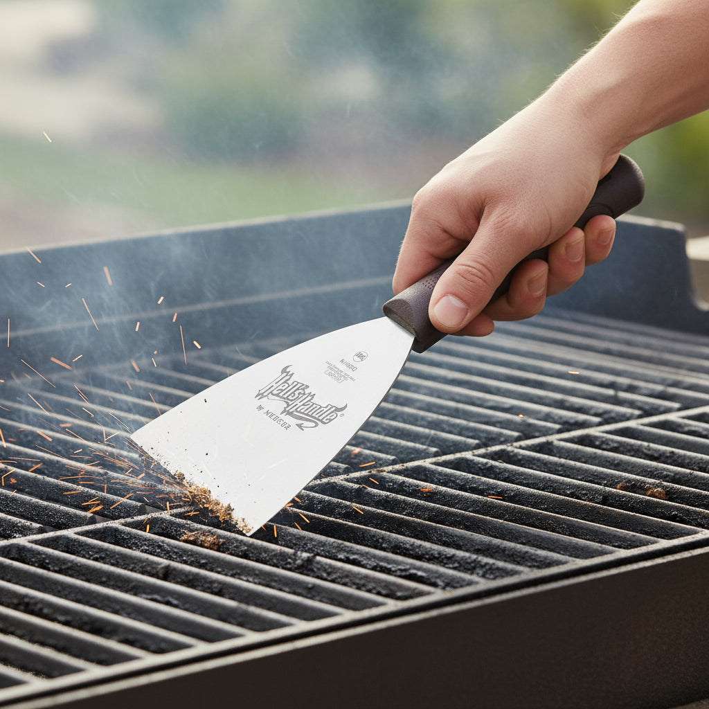 Mercer Hells Handle® High Heat Resistant Grill Scraper 4" M18270