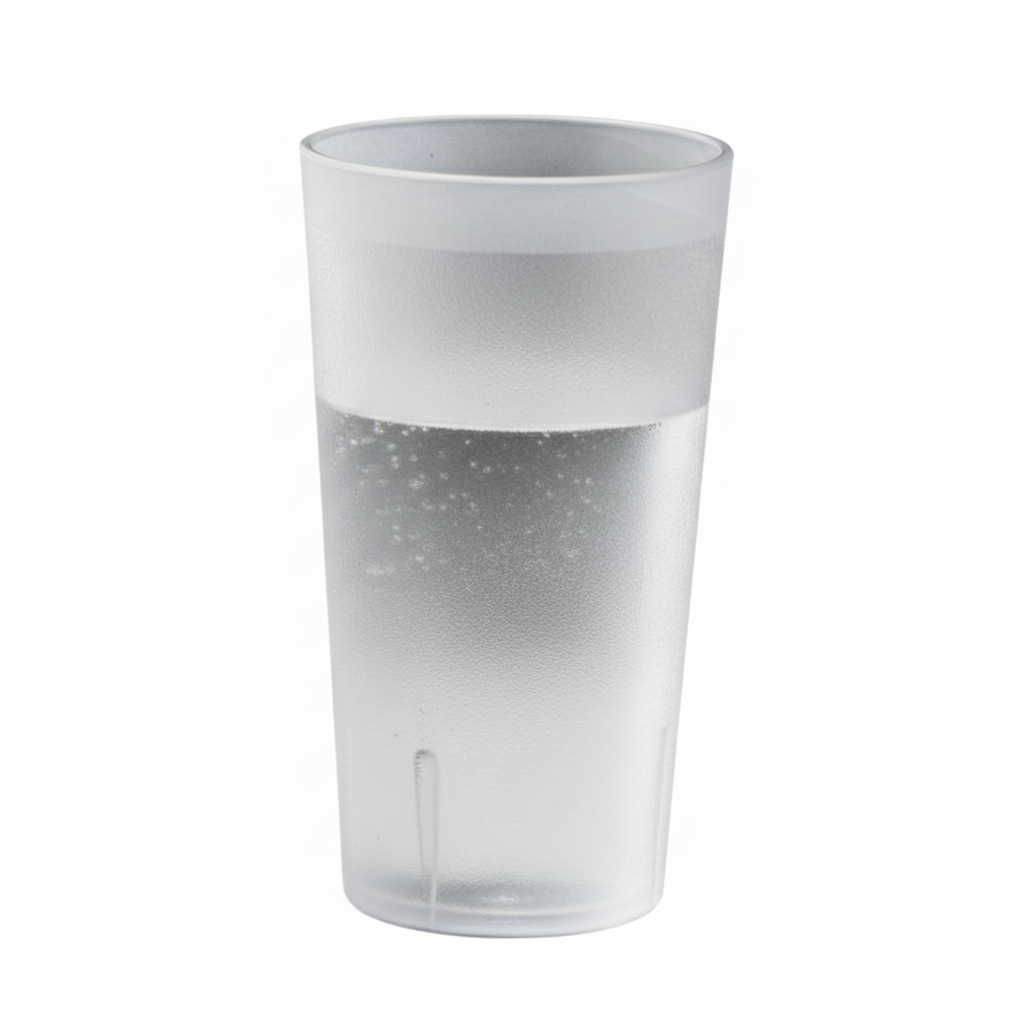 Winco Pebbled Tumbler Plastic Clear 9.5 oz. PTP-09C