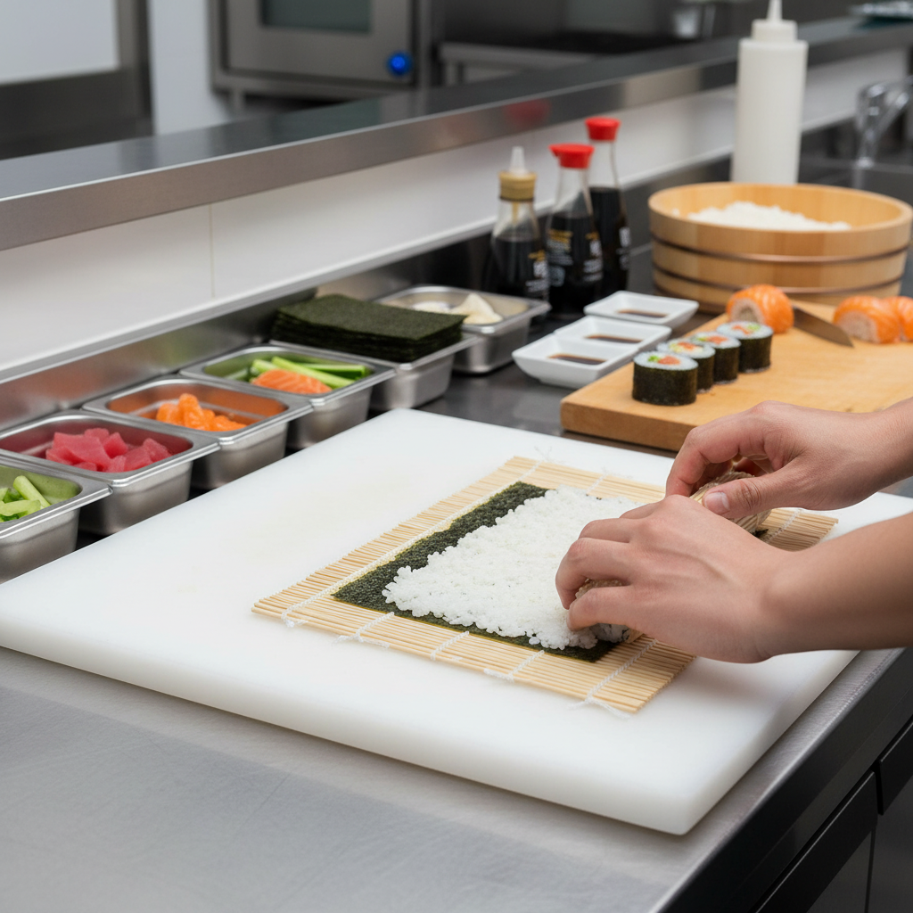 Town Bamboo Sushi Mat 9.5" 34256