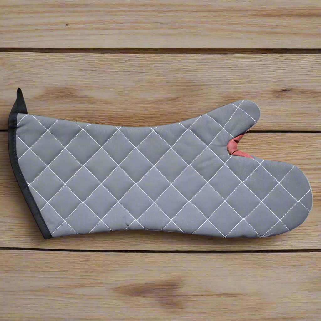 superior-equipment-supply - San Jamar- Chef Revival - San Jamar BestGuard Black Oven Mitt 15"