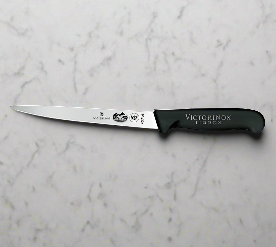 Victorinox Fibrox Pro Straight Fillet Knife 7" 5.3813.18-X1
