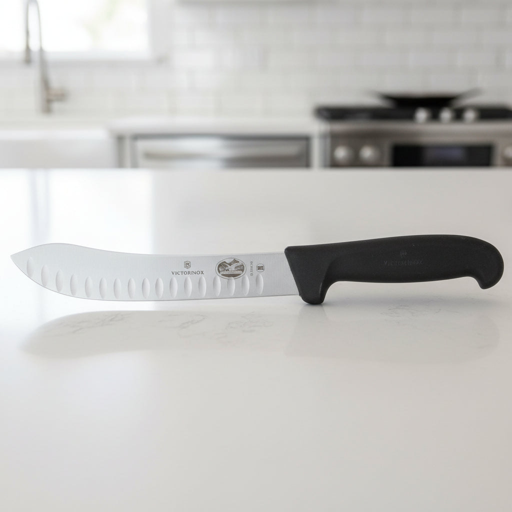 Victorinox Fibrox® Granton Edge Butcher Knife 8"