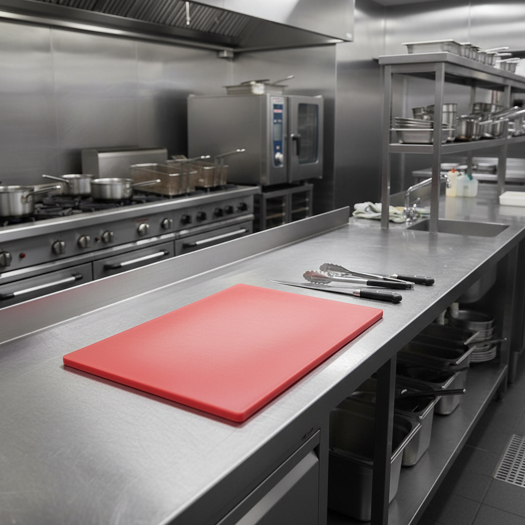 superior-equipment-supply - Winco - Cutting Board 18x24x1/2" Red