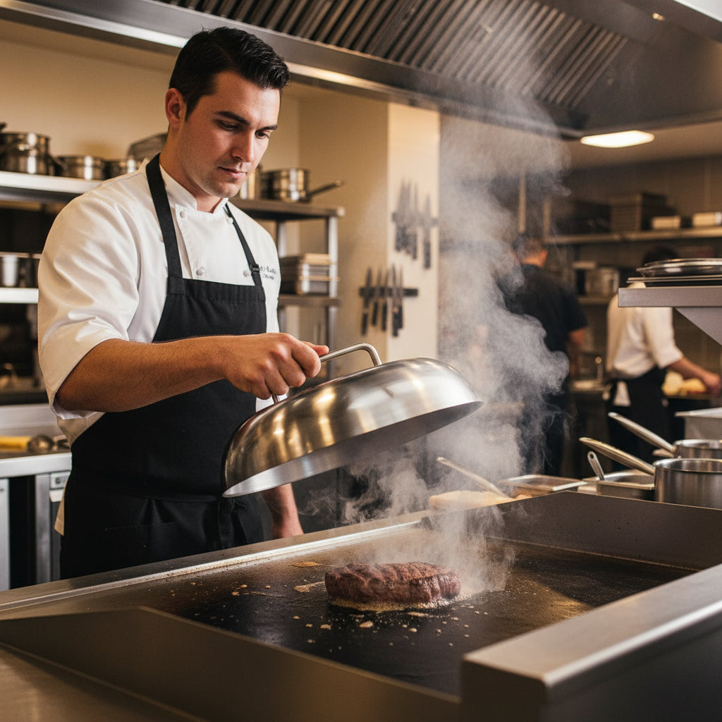 Mr. Bar-B-Q® Stainless Steel Basting Cover 11" 40321Y