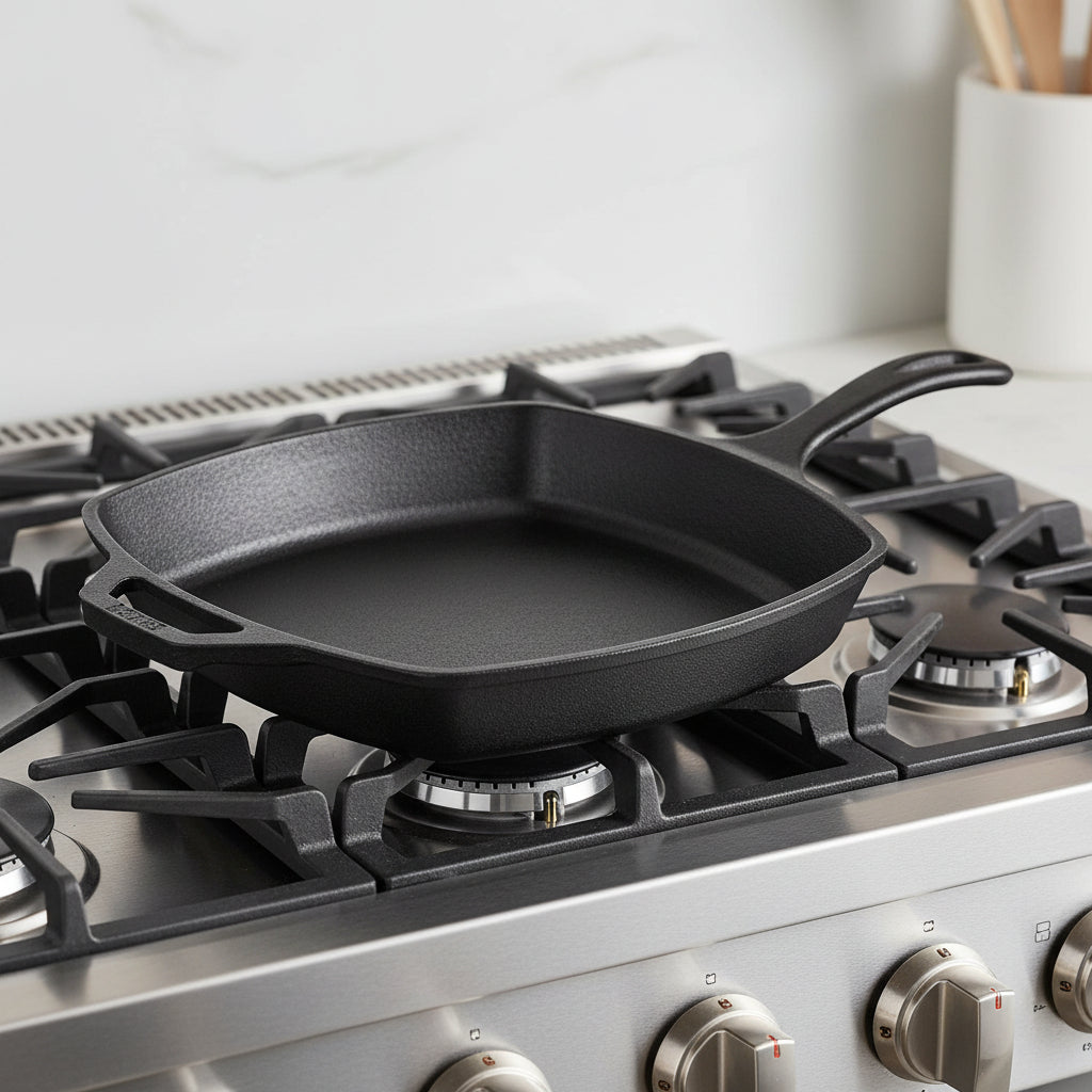 Lodge Square Cast Iron Skillet 10.5" L8SQ3