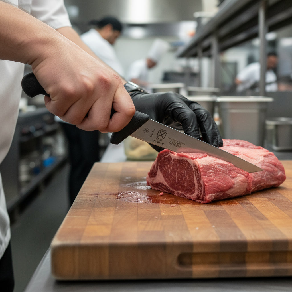 Mercer BPX® German Steel Sticking/Flank Knife 8.25" M13705