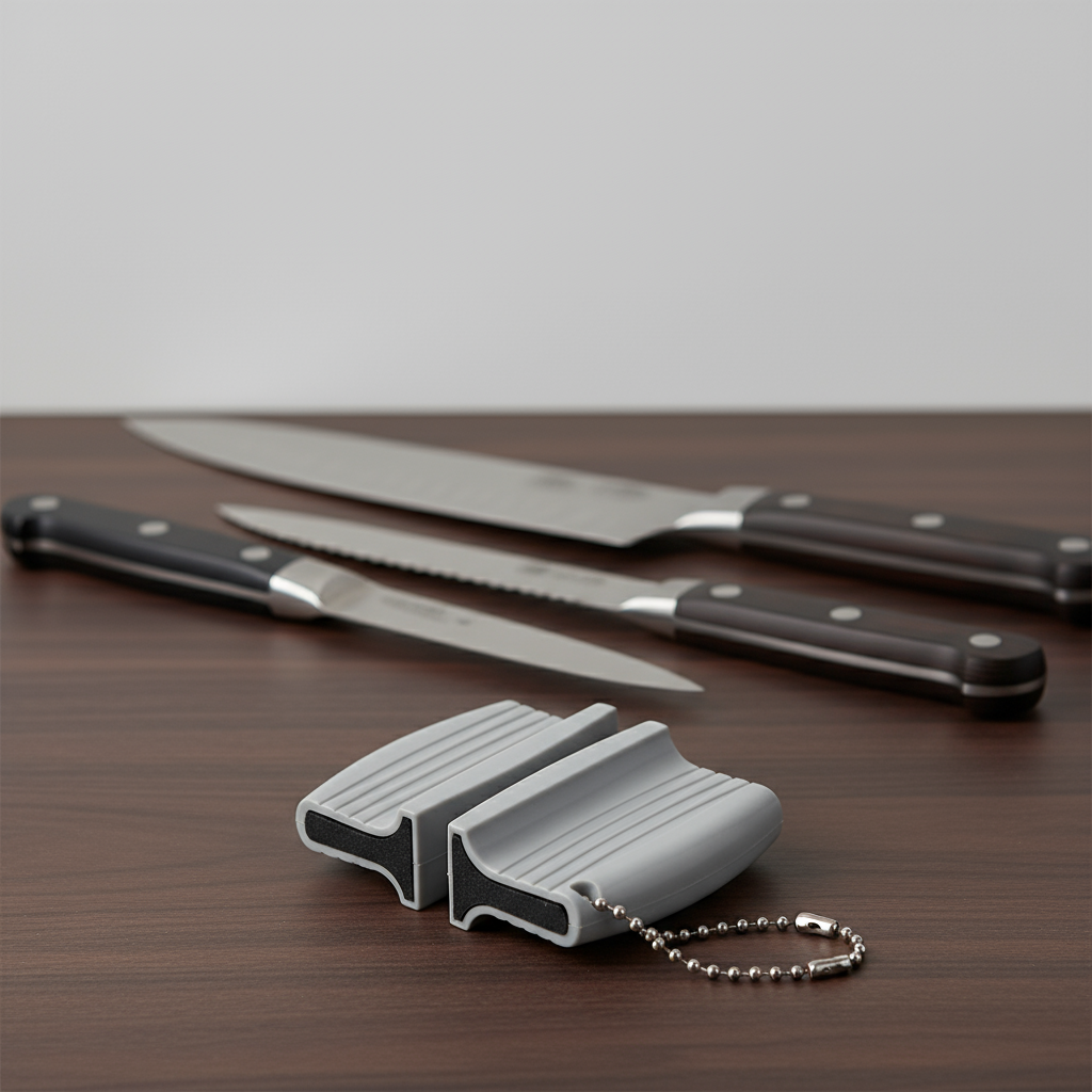 superior-equipment-supply - Mercer Tool - Mercer Culinary Ceramic Fine Sharpening Keychain Dual Sharpener