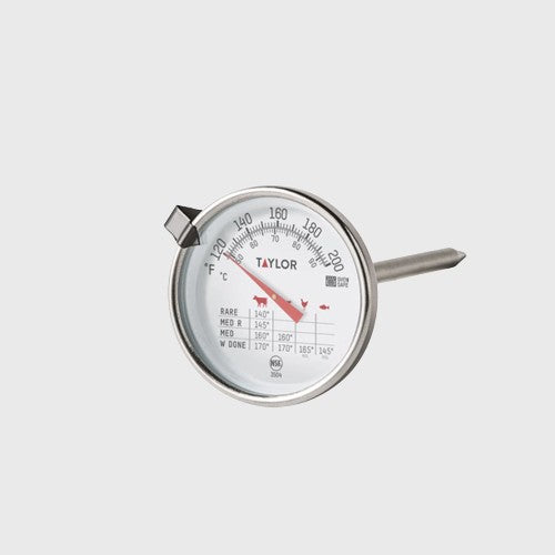 Taylor Precision Products 2" Dial Meat Thermometer 120° to 210°F Temp. Range
