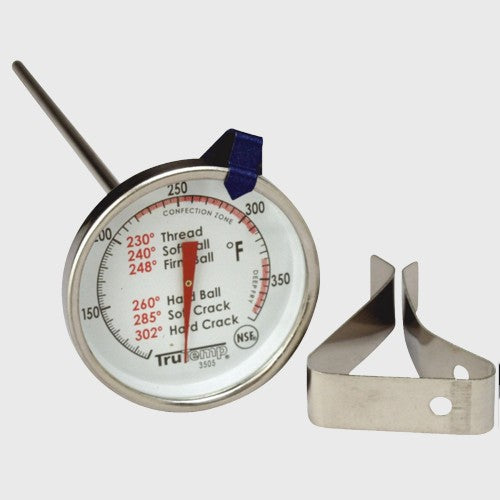 Taylor Precision Products 2" Dial Type Candy/Jelly/Deep Fry Thermometer -40° to 450°F Temp. Range