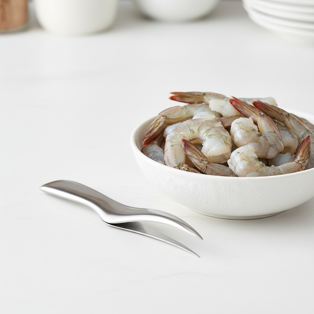 Winco Shrimp Deveiner Aluminum 7.25" SDA-7 - 2/Pack