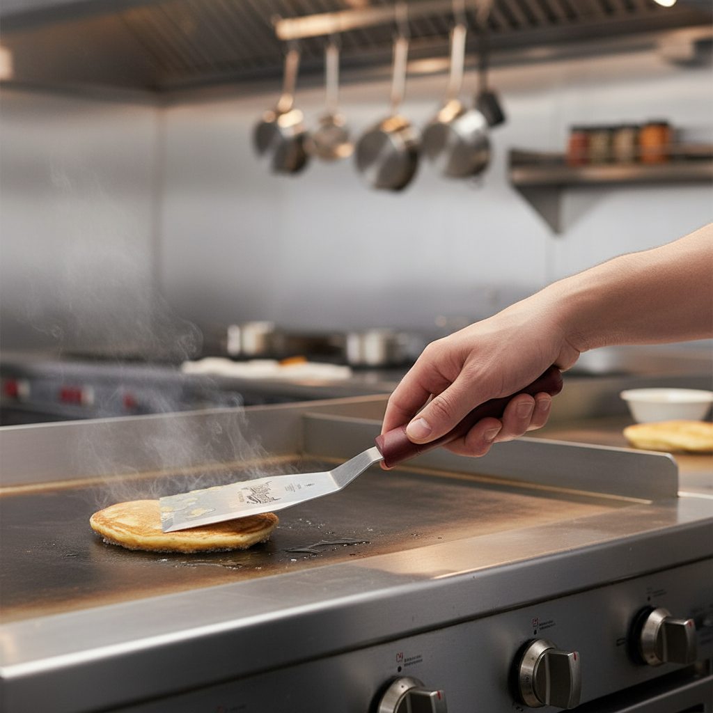 superior-equipment-supply - Mercer Tool - Mercer Culinary Japanese Stainless Steel 5" x 3" Blade Hell's Handle Turner