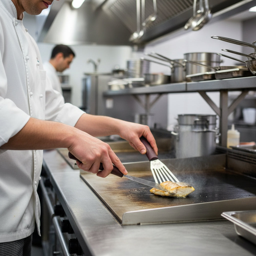 Mercer Hell's Handle® Stainless Steel Fish Turner 6" x 3" M33183