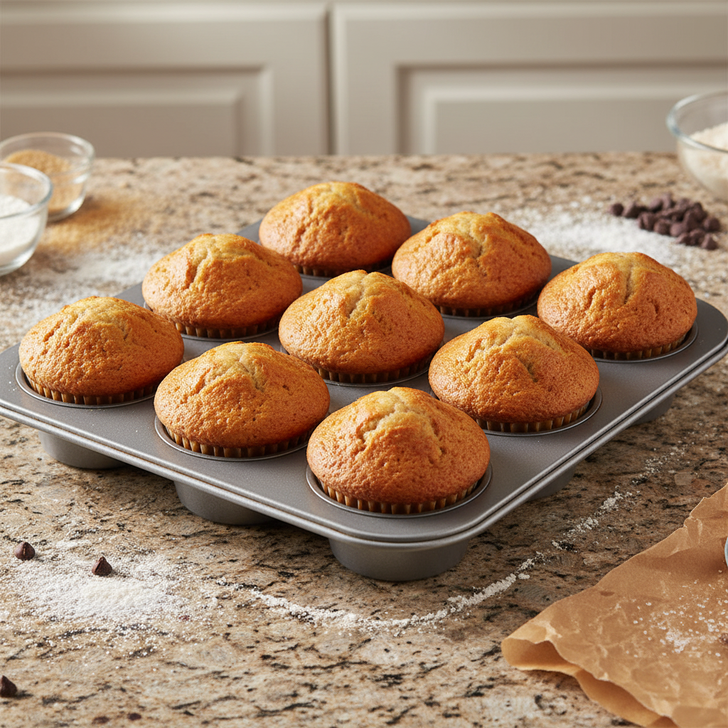 Chicago Metallic Aluminum Large Crown Muffin Pan 13.5" x 17.9" 43555