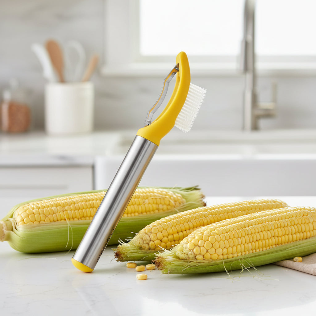 Progressive Corn Stripper Stainless Steel & Nylon Brushes GT-3360