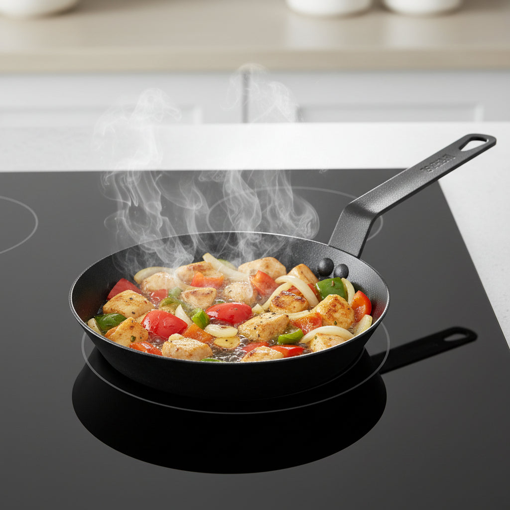 Lodge Seasoned Carbon Steel Skillet 8" CRS8