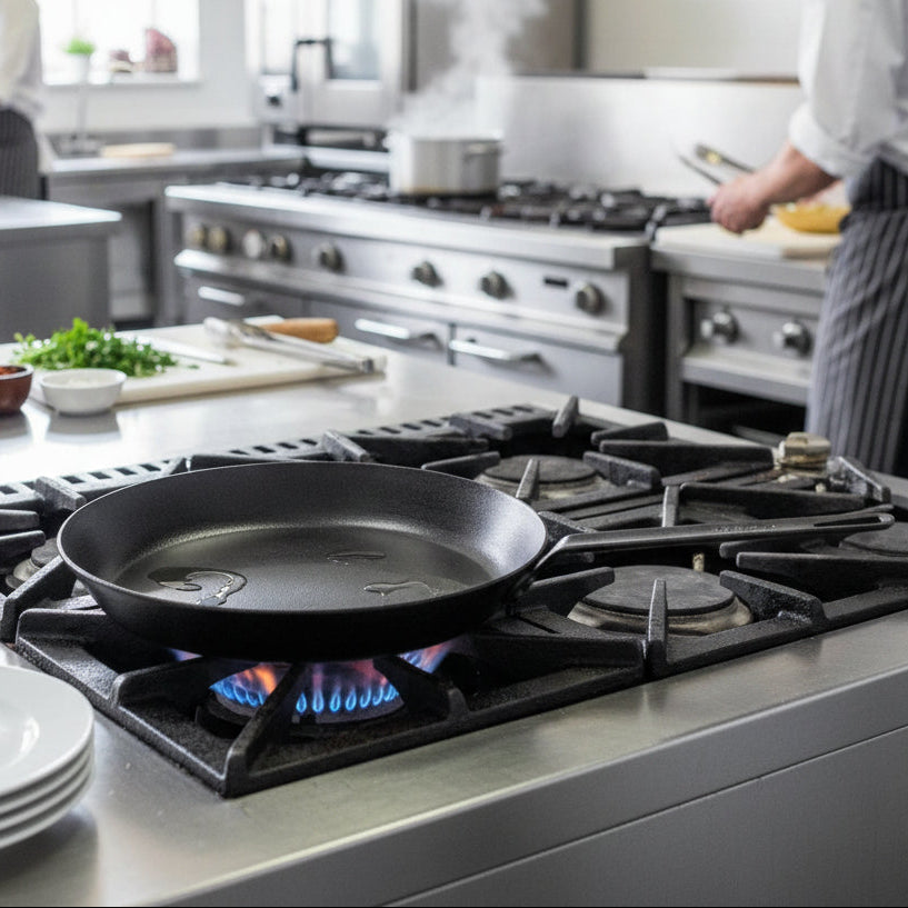 Lodge Seasoned Carbon Steel Skillet 12" CRS12