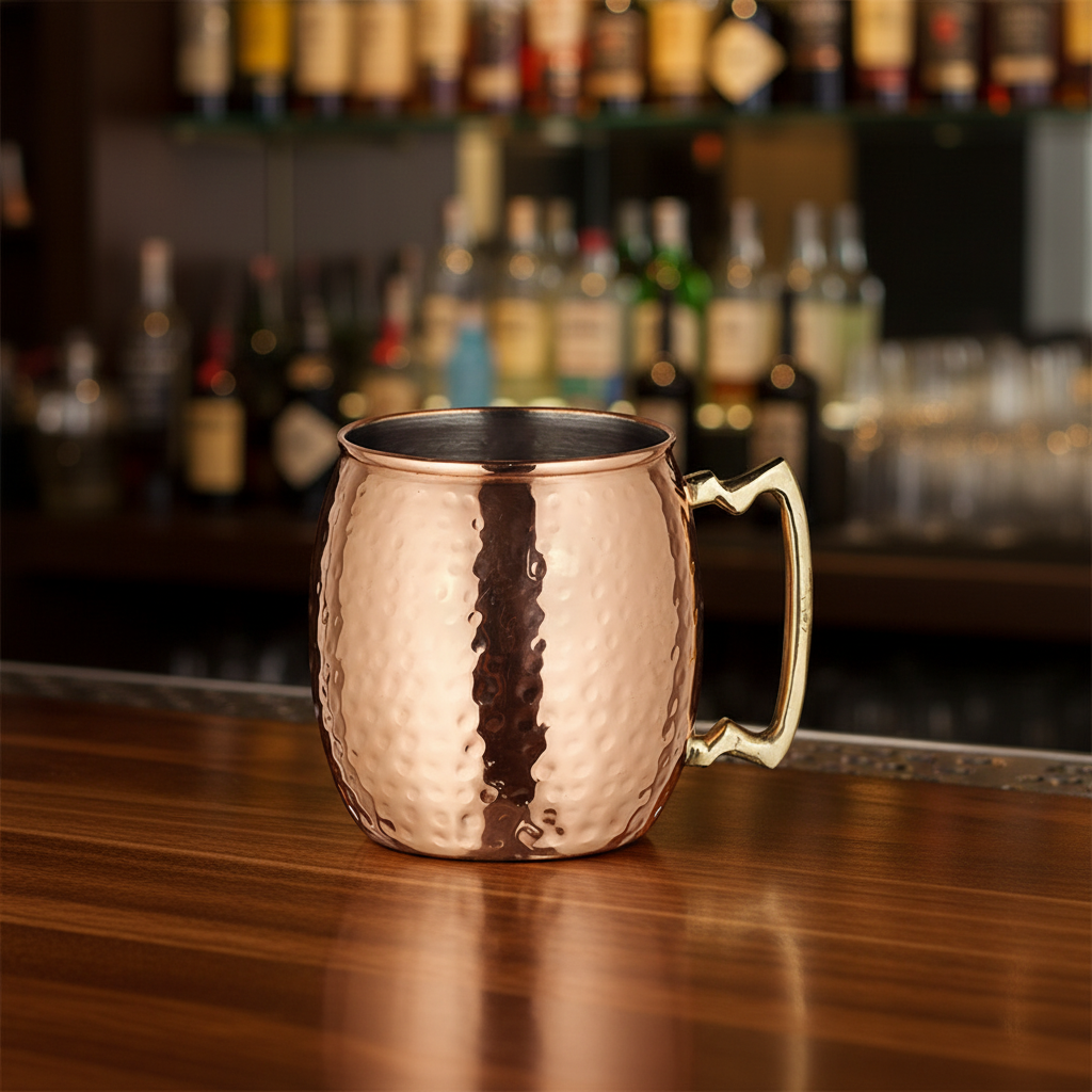 superior-equipment-supply - Winco - Hammered Moscow Mule Mug 20 oz