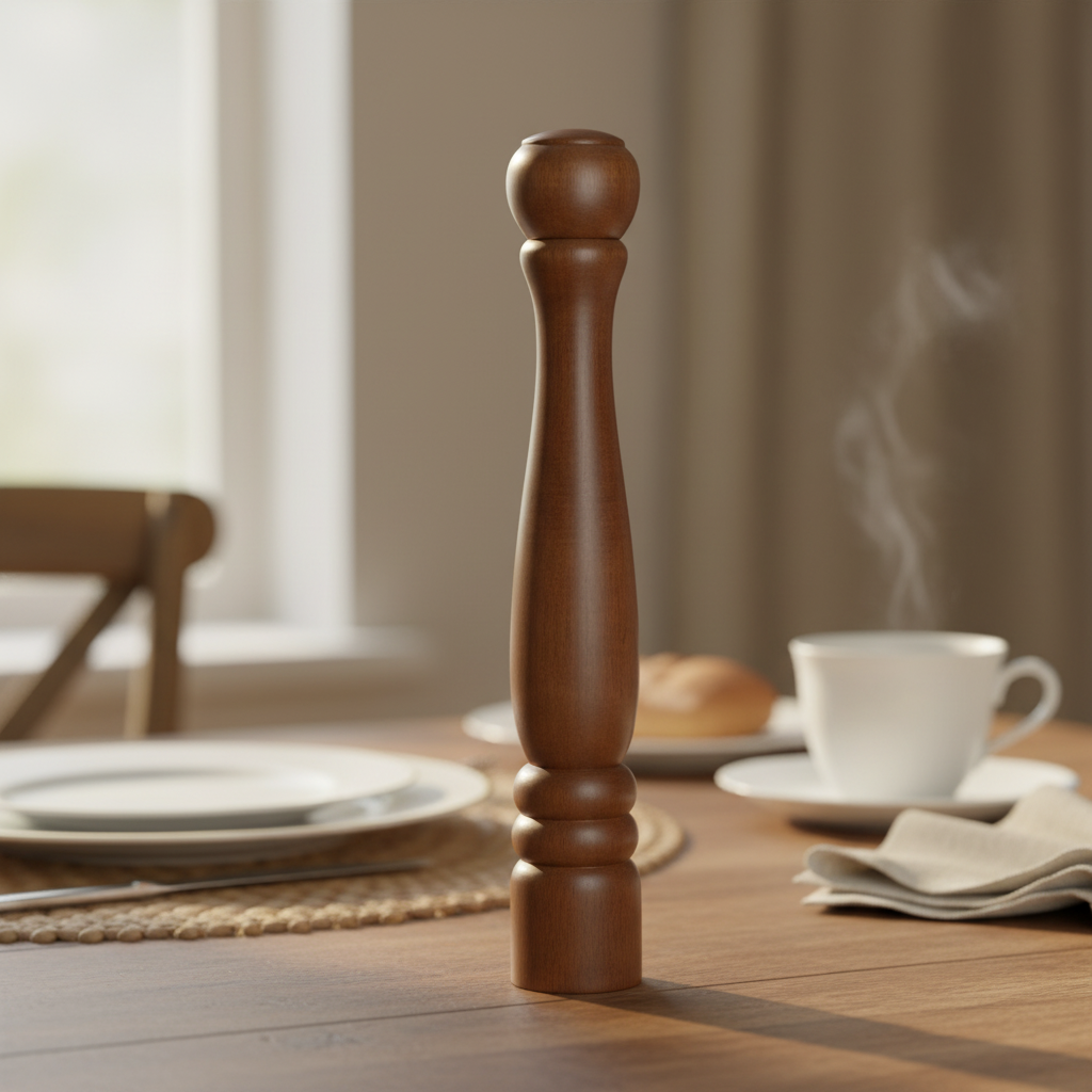 Winco Pepper Mill Zinc Alloy Grinder & Rubberwood 18"H WPM-18