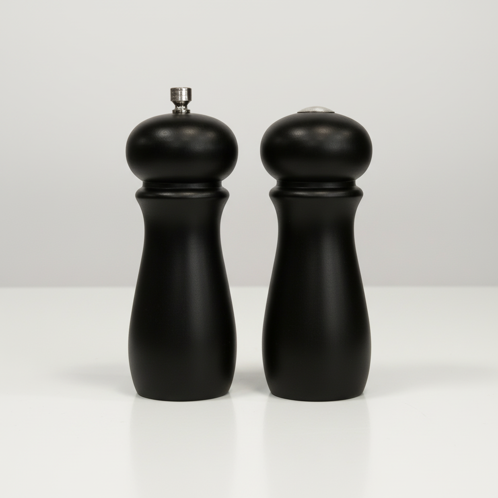 Winco Salt Shaker & Pepper Grinder 2.25" dia. x 6"H SP-612 - 2 Pieces/Pack