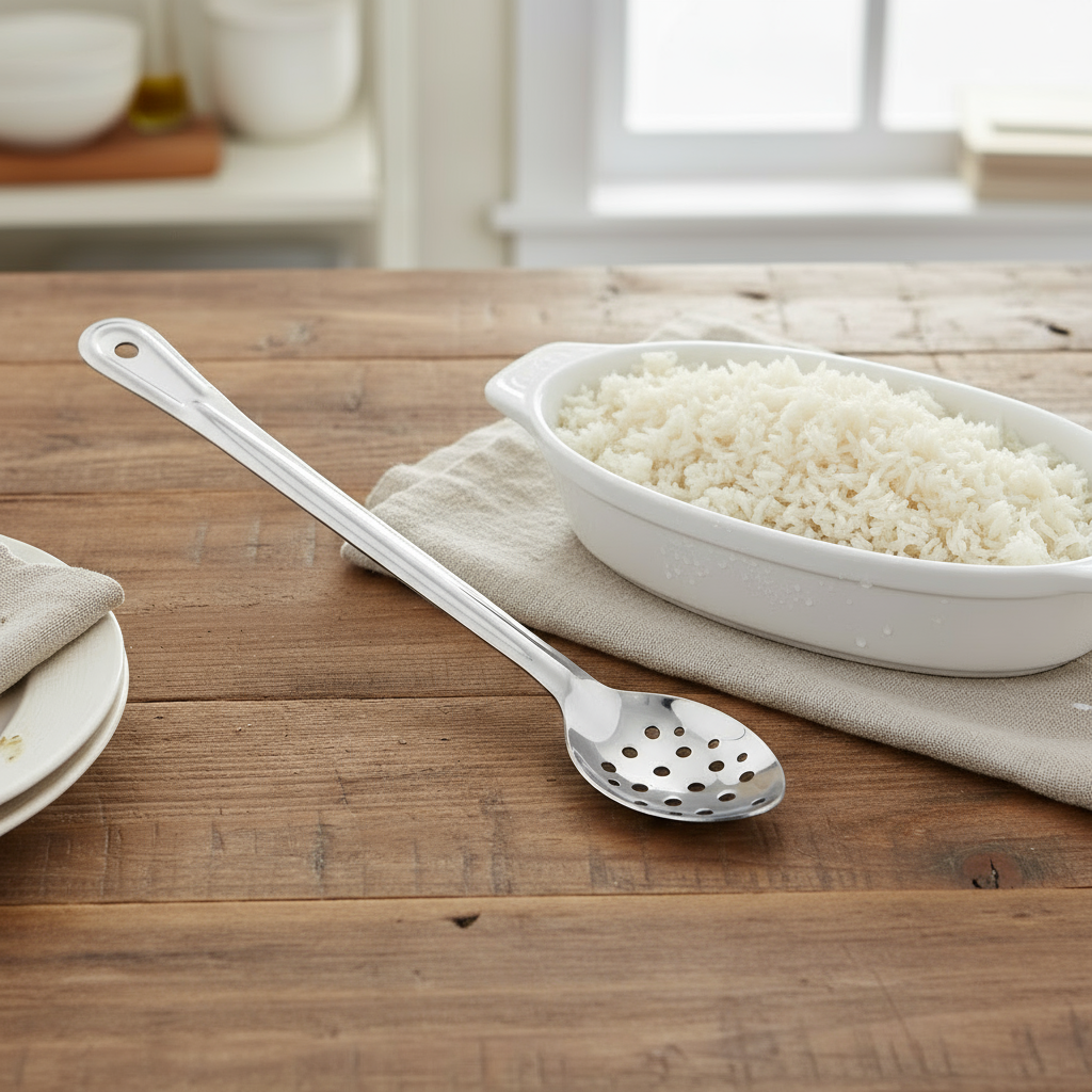 superior-equipment-supply - Winco - Basting Spoon Perforated 15"