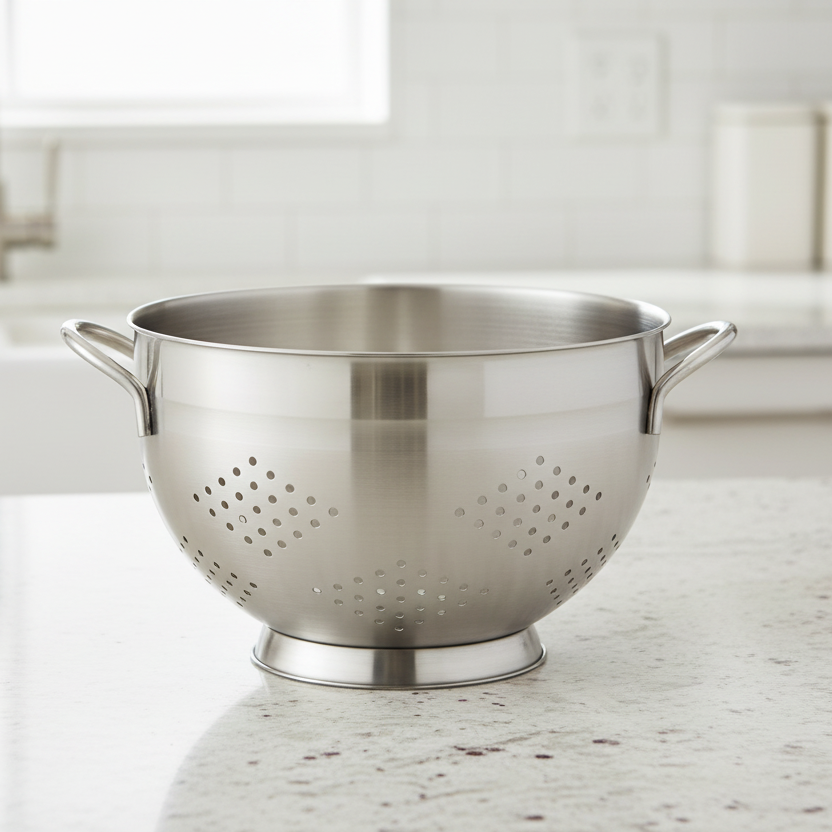 superior-equipment-supply - Harold Imports - HIC Stainless Steel Colander 5 Quart