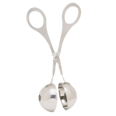 Harold Imports Meat Baller 1-3/4" Meat Balls Silver Stainless Steel