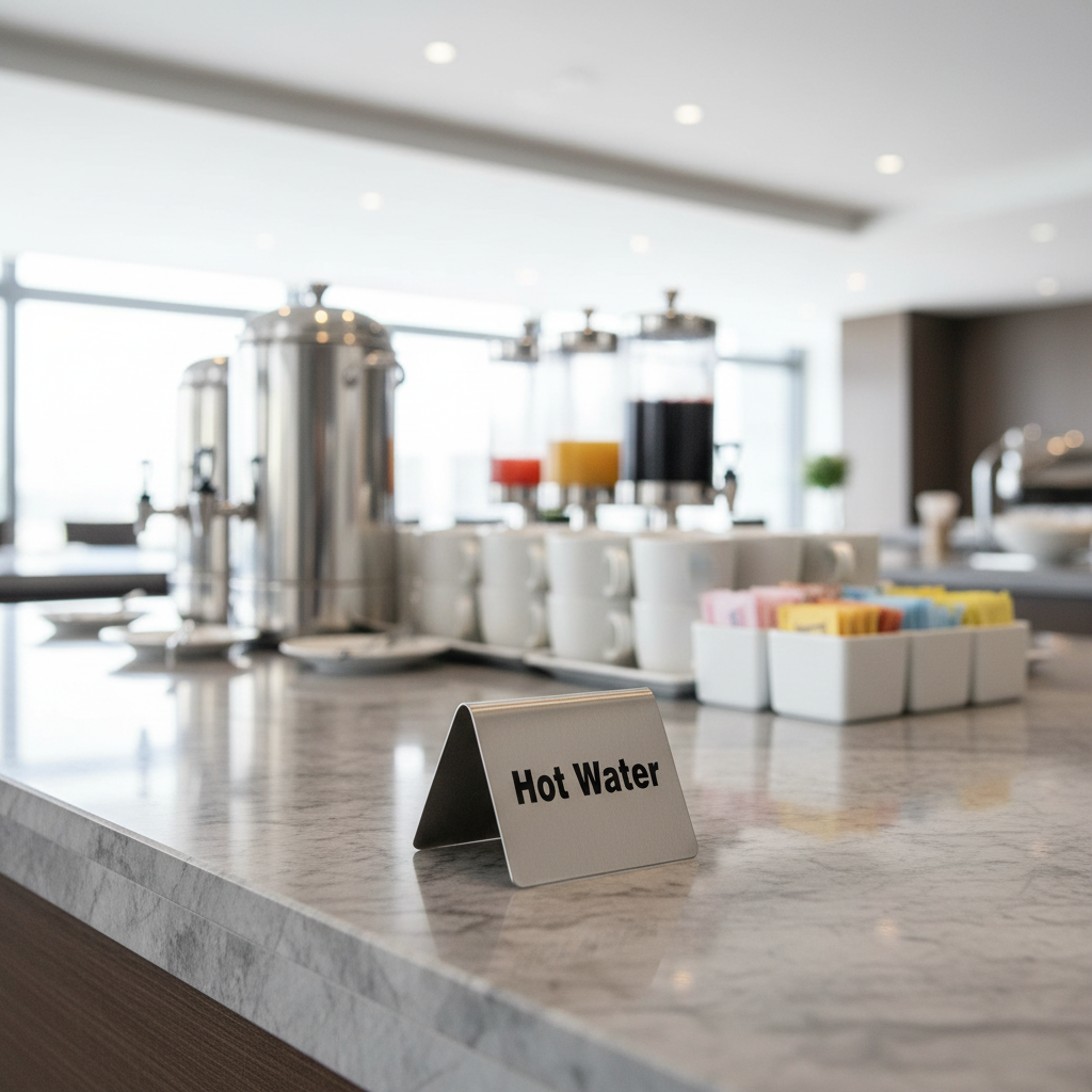 TableCraft Buffet Tent "Hot Water" Stainless Steel B7