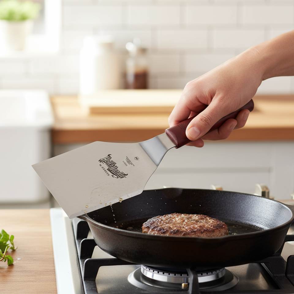 superior-equipment-supply - Mercer Tool - Mercer Culinary Japanese Stainless Steel 5" x 4" Blade Hell's Handle Turner