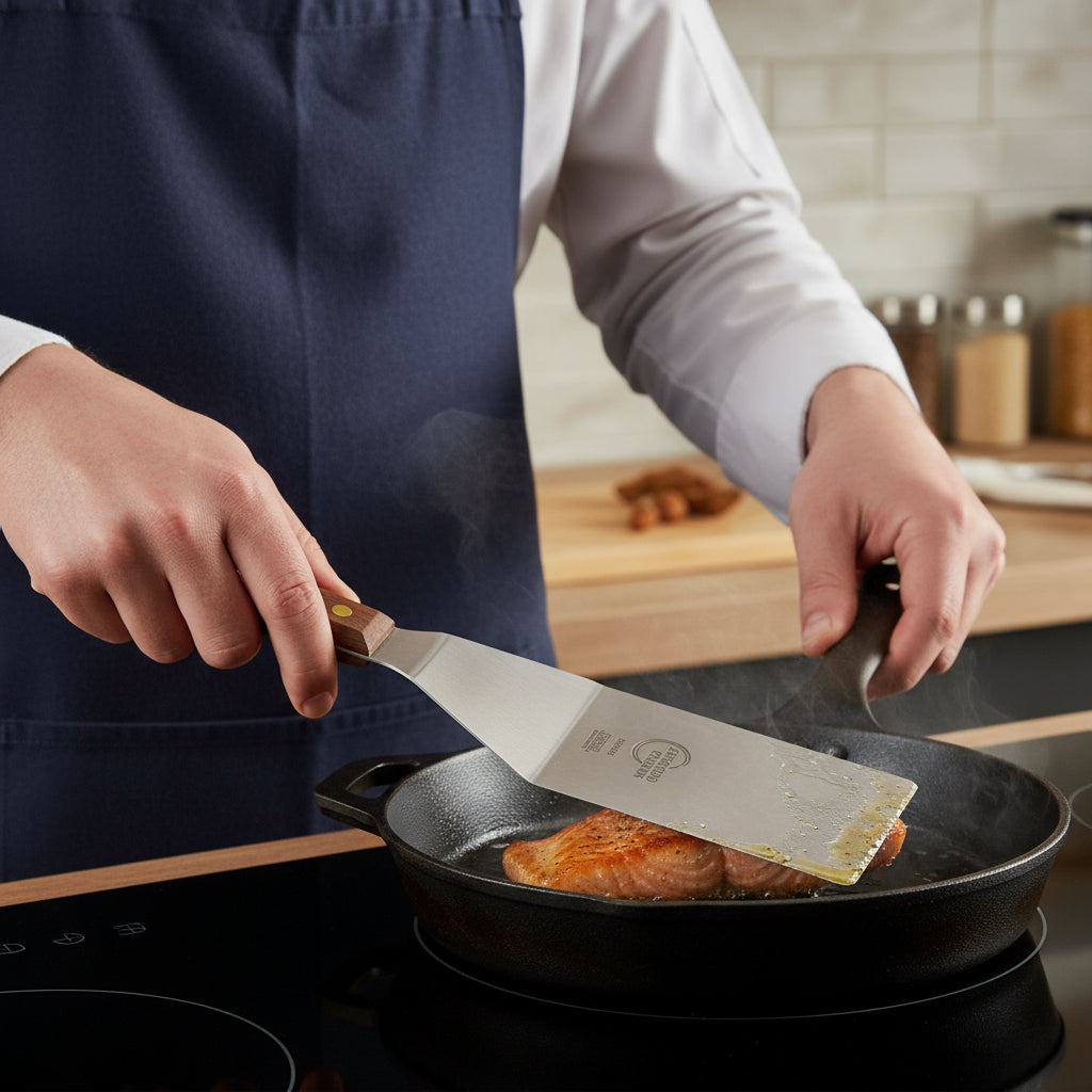 Mercer Praxis® Japanese Stainless Steel Square Edge Turner 4" x 2.5" M18410