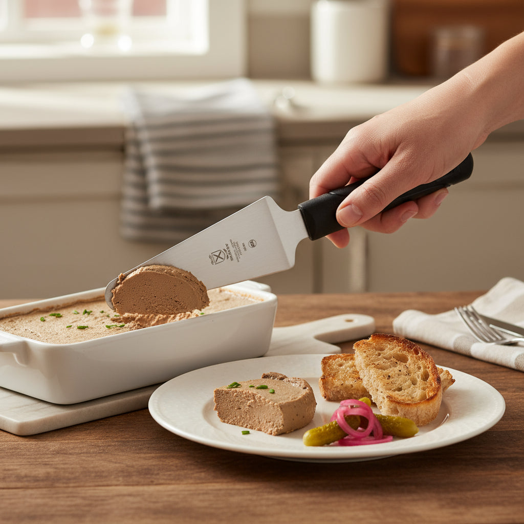 Mercer Millennia® Japanese Steel Pie Server Black 5" x 2" M18760