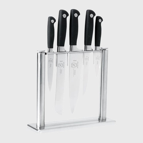 Genesis® Stainless And Tempered Glass 6 Pc. Knife Block Set