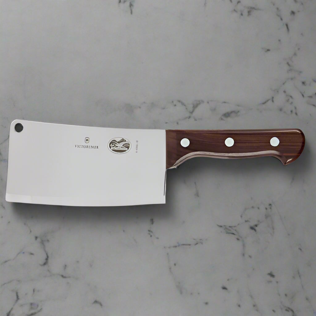 Victorinox Restaurant Cleaver With Rosewood Handle 7" x 3-1/2" 5.4000.18