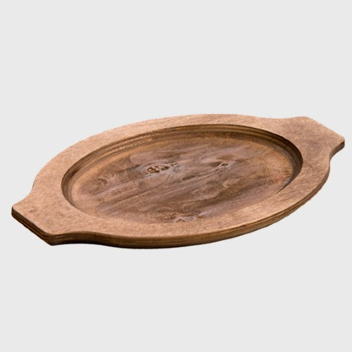 Lodge Grip Style Oval Walnut Wood Underliner 13.3" UGOH