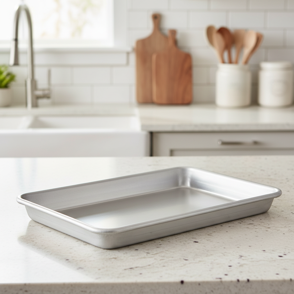 Chicago Metallic AMERICOAT® 1/8 Size Silicone Glaze Sheet Pan 6.4" 41805