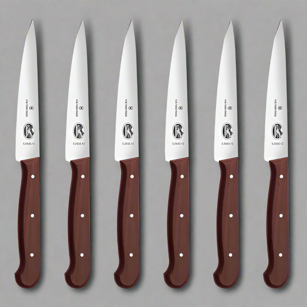 Victorinox 6 Piece Rosewood Handle Steak Knife Set 5.2030.12-X4